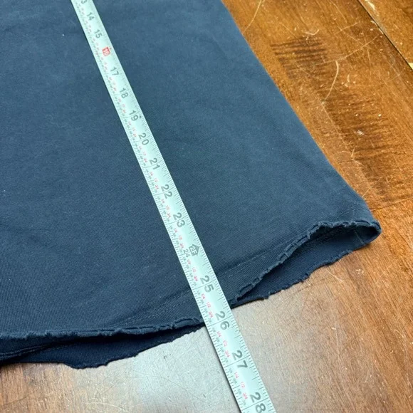 YoungLA Cars N Curls Racing Long Sleeve Shirt Navy Blue Raw Hem Mens Medium 8037 - Picture 7 of 8